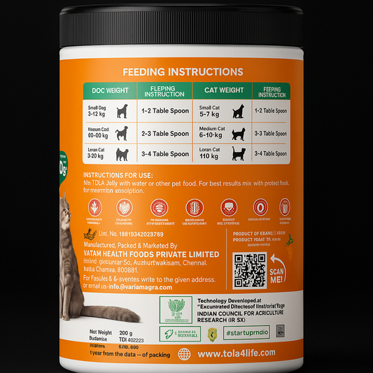 Pet Fiber Supplement with Carrot Flavour